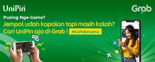 Beli UniPin Voucher di Grab Gak Pake Lama!